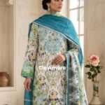 Zahra - Digital Print & Embroidered 3 piece